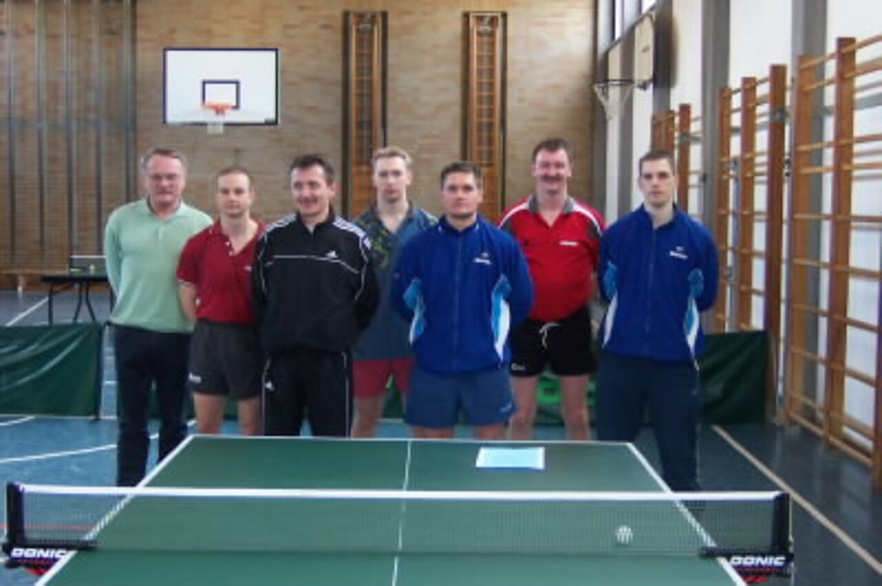 v.l. KFW Norbert Frisch, Herbert Schnös, Sebastian Pollack, Viktor Hofmann, Marco Kurs, Karlheinz Petschler, Martin Hammerl